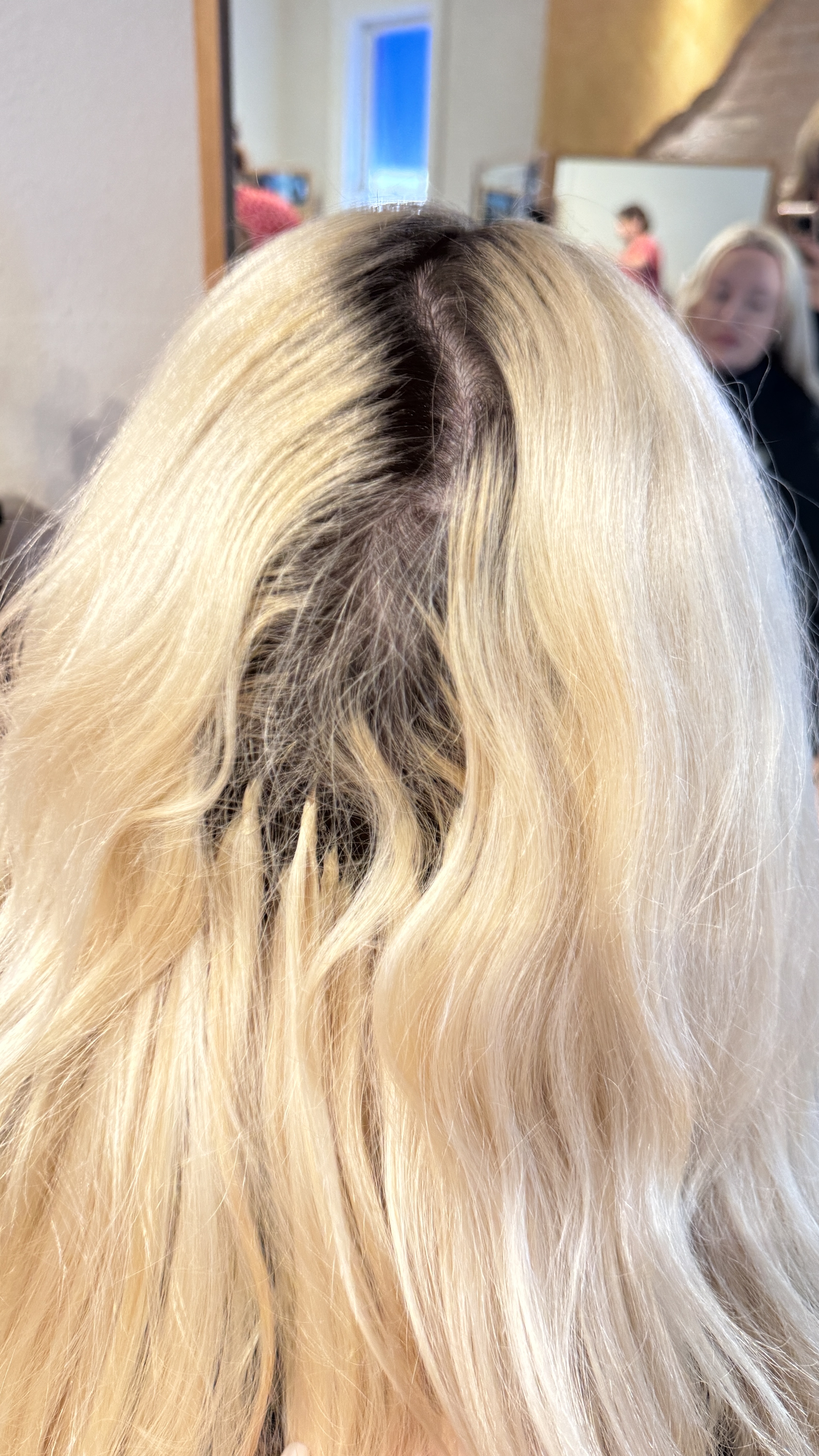 Roots touch up before